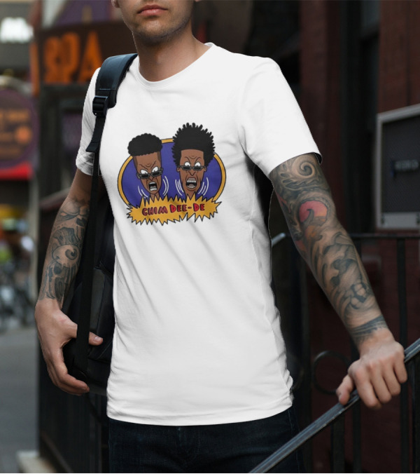 Chim Dee-De Beavis And Butt-Head Cartoon Characters With Bold Expressions T-Shirt