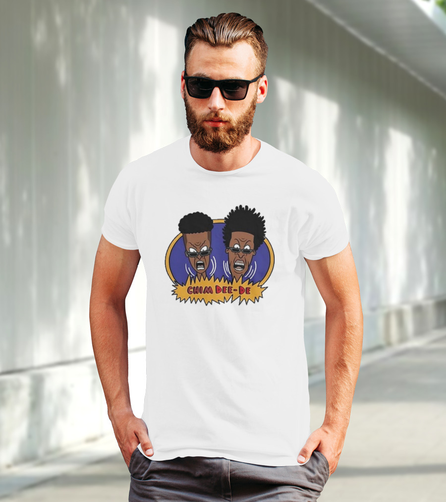Chim Dee-De Beavis And Butt-Head Cartoon Characters With Bold Expressions T-Shirt