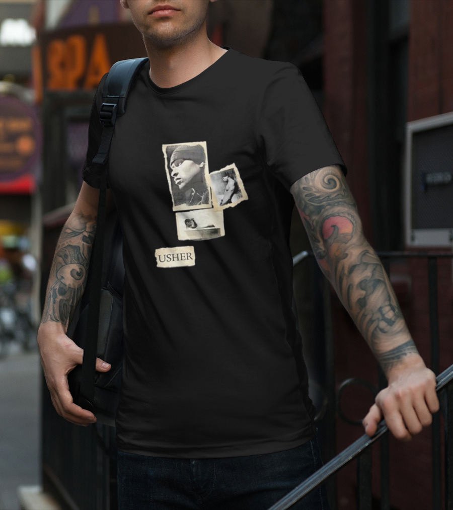 Usher Confessions Album Collage T-Shirt
