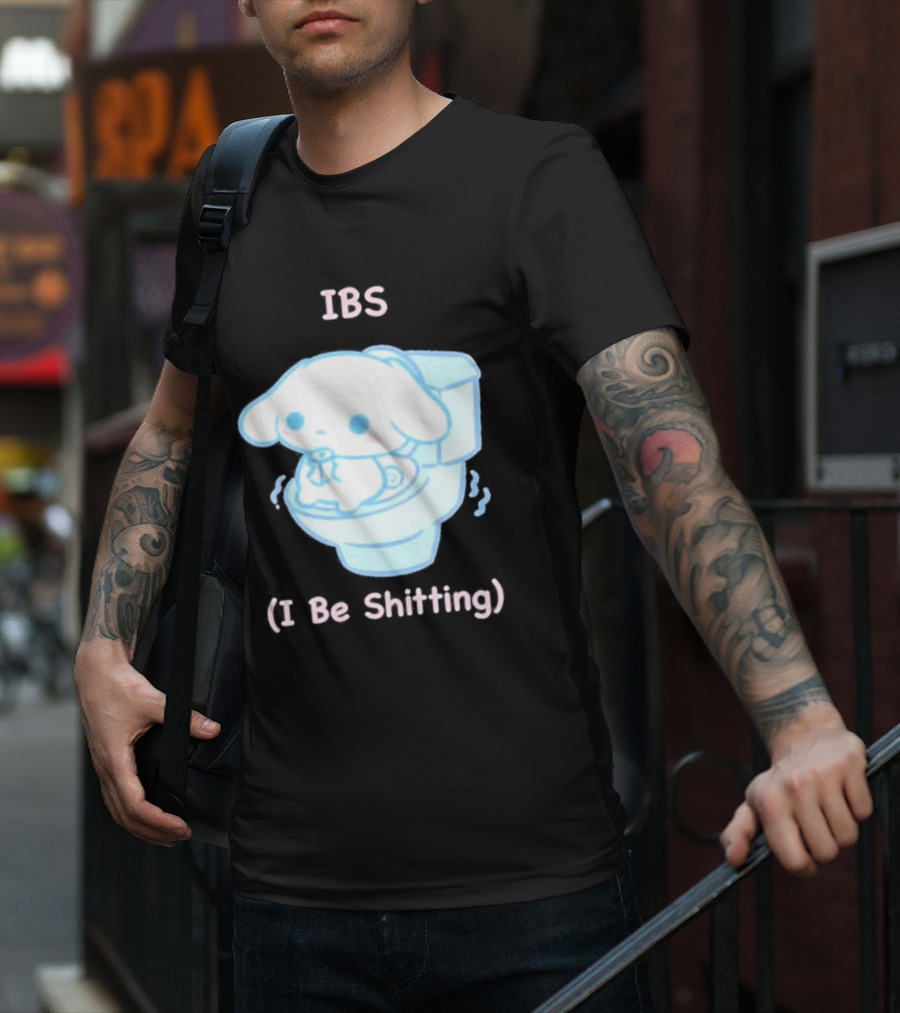 IBS I Be Shitting Cinnamoroll Toilet Humor T-Shirt