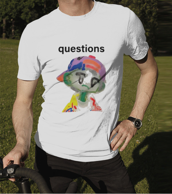Kikillopieces Colorful Character Questions T-Shirt