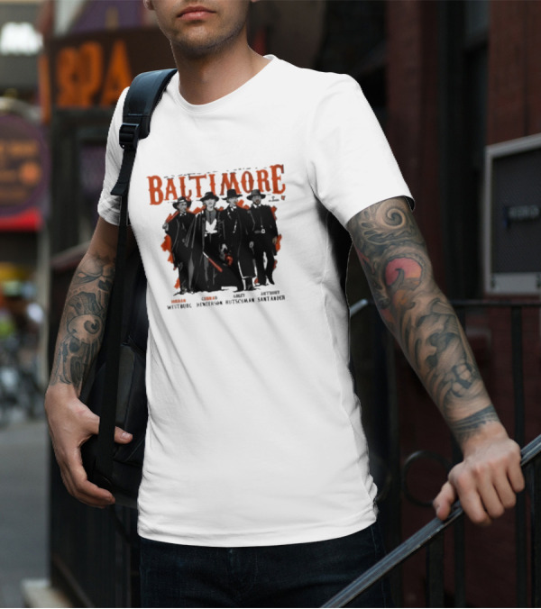 Baltimore Tombstone Sluggers Jordan Gunnar Adley Anthony Westburg Henderson Rutschman Santander T-Shirt