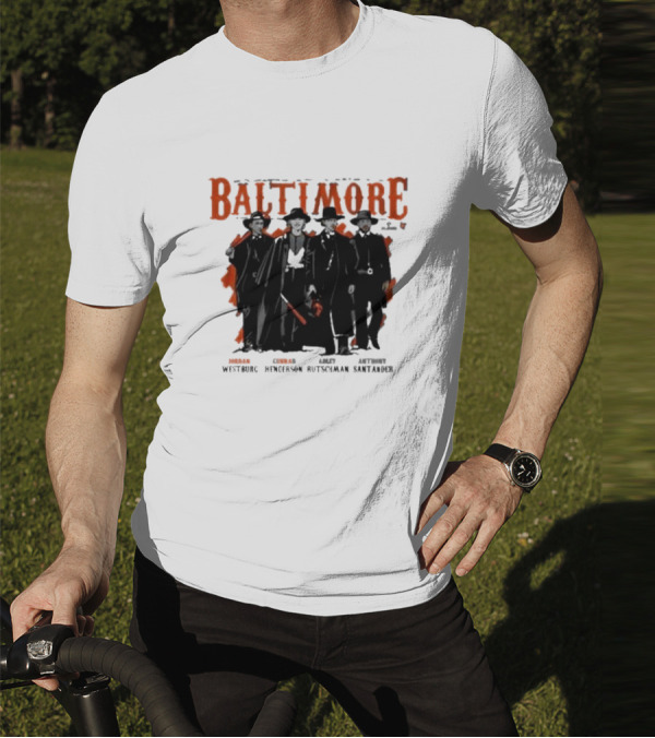 Baltimore Tombstone Sluggers Jordan Gunnar Adley Anthony Westburg Henderson Rutschman Santander T-Shirt
