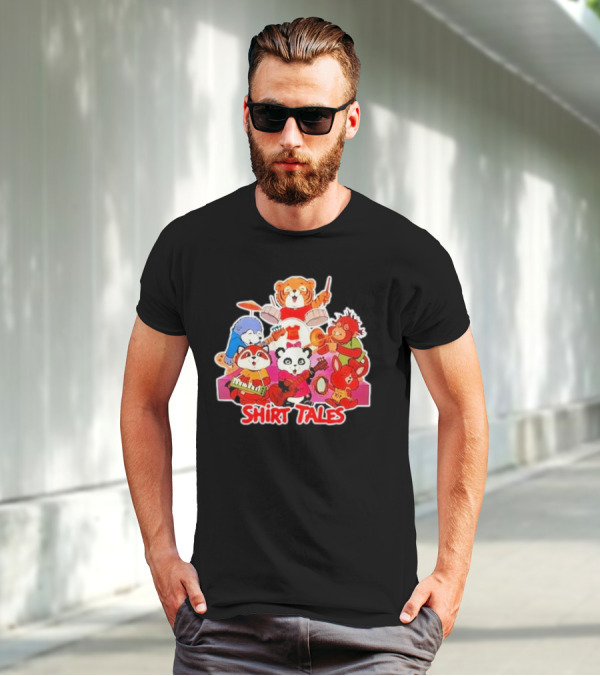 Shirt Tales Band Tribute Kids 80s Music Adventure T-Shirt
