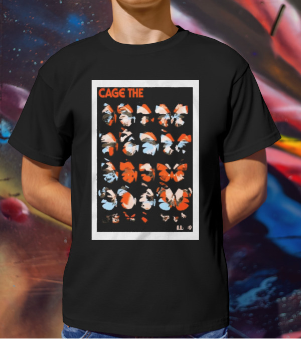 Cage The Elephant Butterfly Pattern Isleta Amphitheater Albuquerque July 9 T-Shirt