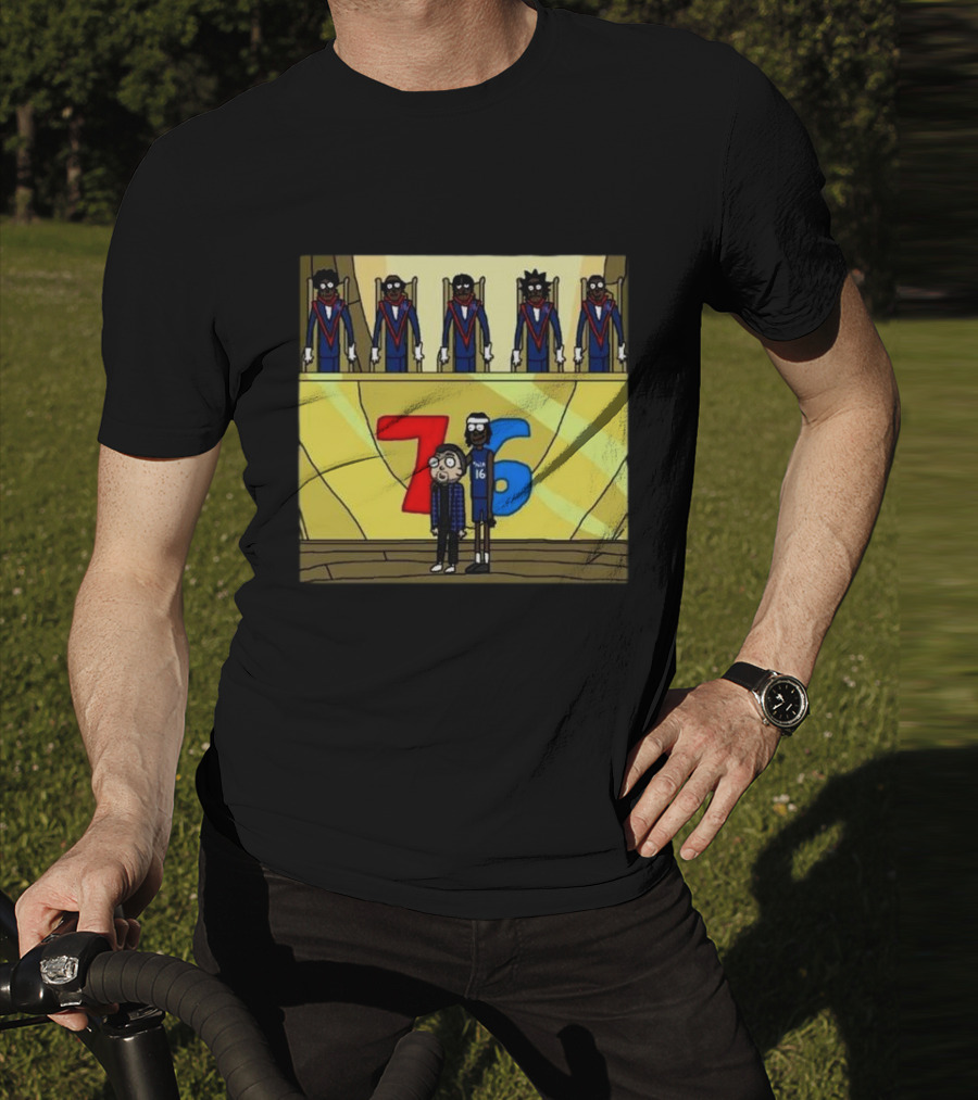 Council Of Rickys And Daryl Morty Sixers 76 T-Shirt