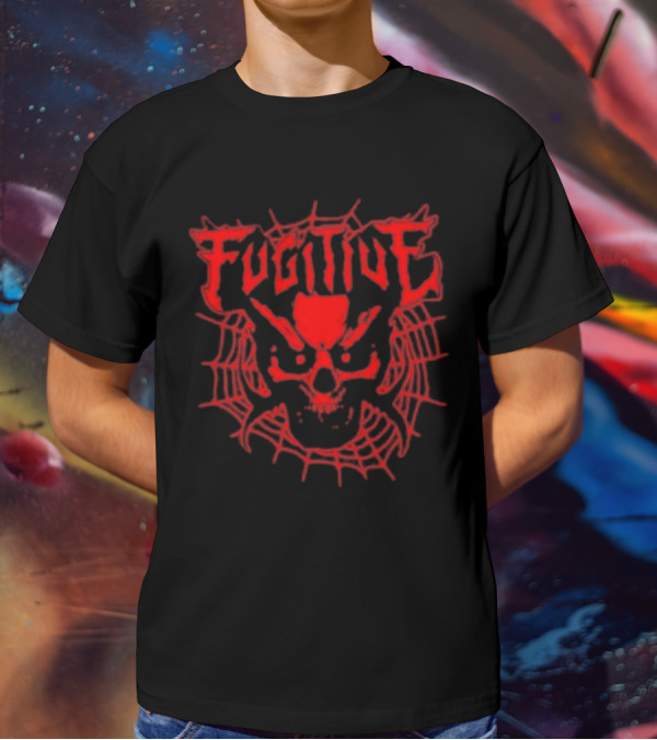 Fugitive Skull Spider Web T-Shirt