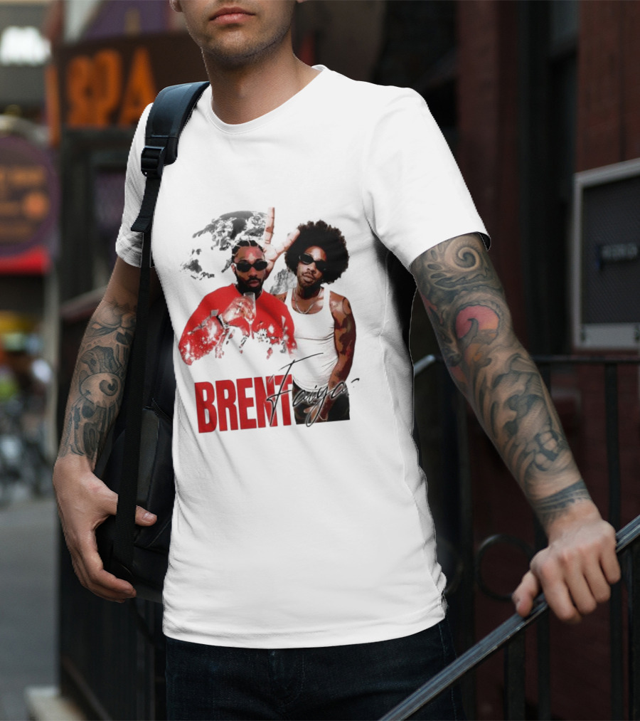 Brent Faiyaz Red Jacket And Tank Top T-Shirt