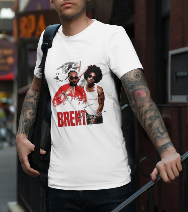 Brent Faiyaz Red Jacket And Tank Top T-Shirt