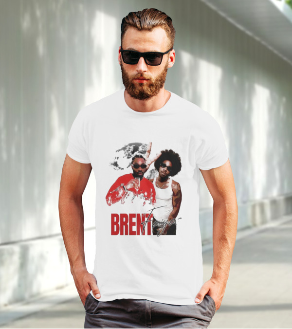 Brent Faiyaz Red Jacket And Tank Top T-Shirt