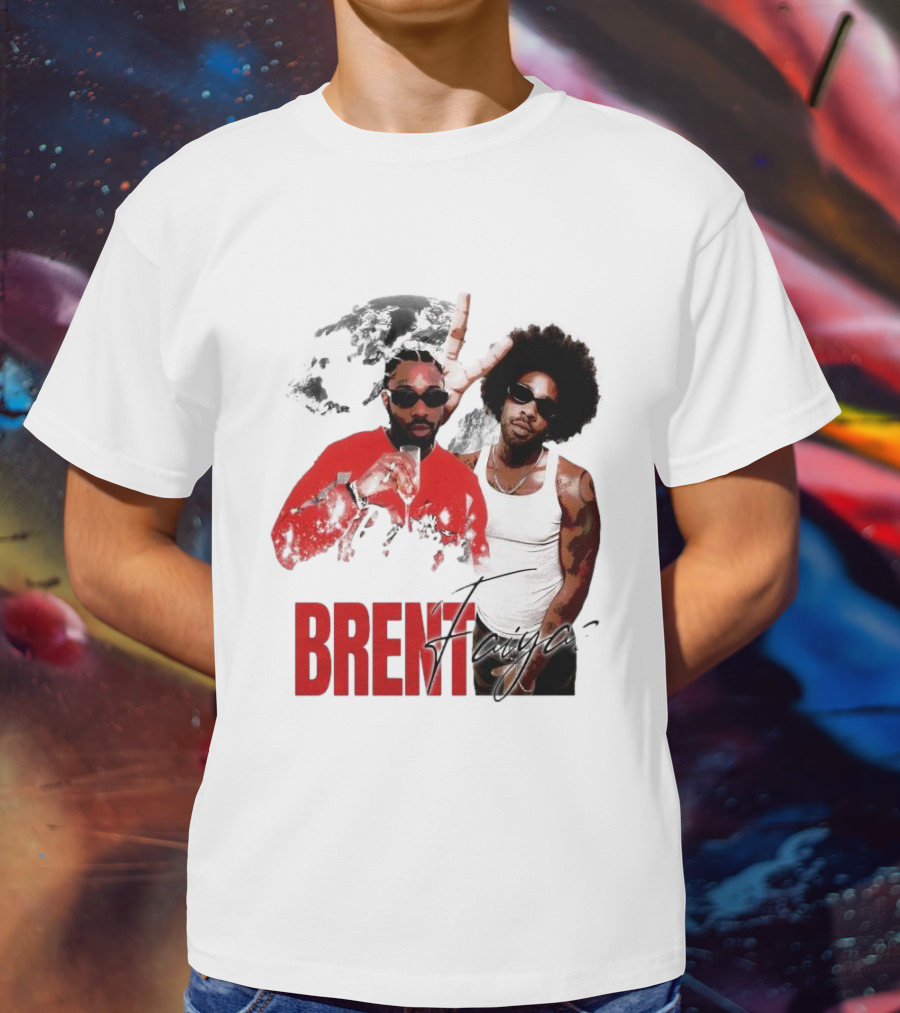 Brent Faiyaz Red Jacket And Tank Top T-Shirt
