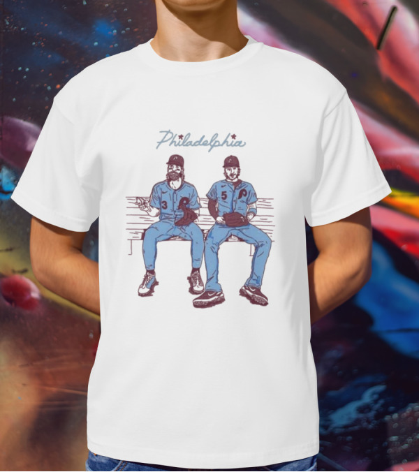 Philadelphia Bryce Harper Bryson Stott Baseball Duo T-Shirt