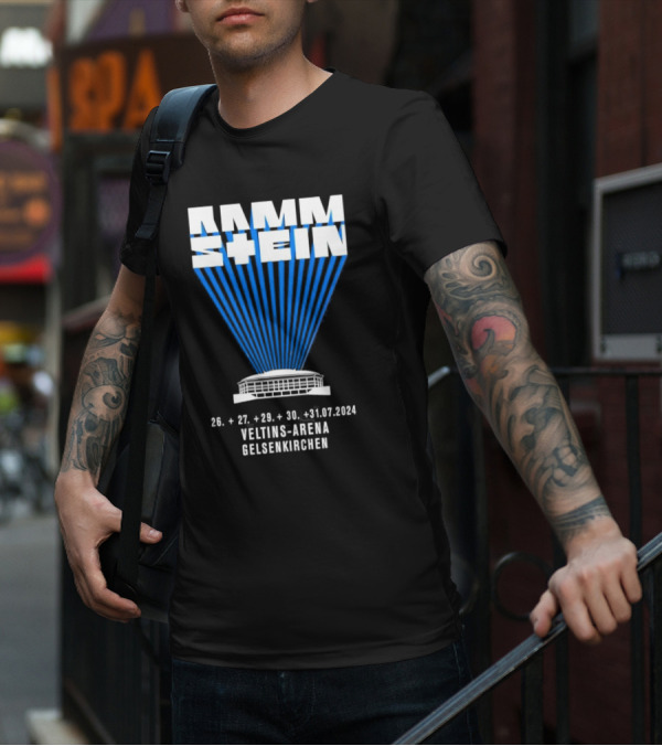Rammstein Veltins-Arena Gelsenkirchen 26 27 29 30 31 07 T-Shirt