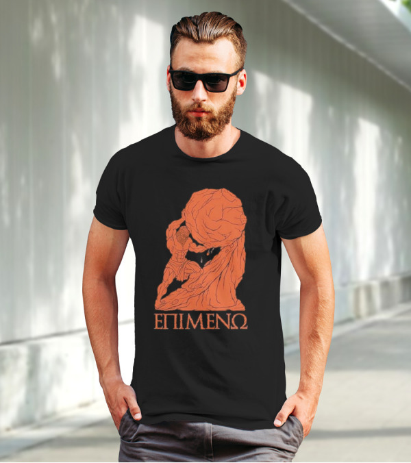 Raskolapparel Sisyphus Greek Mythology EPIMENΩ T-Shirt