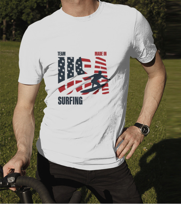 Team USA Surfing Made In Olympic T-Shirt