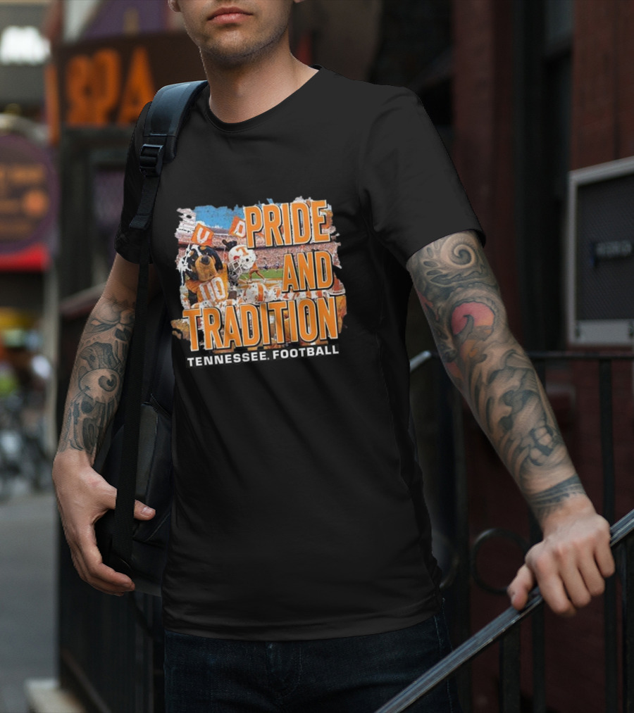 Tennessee Football Pride And Tradition Vols Stadium T-Shirt