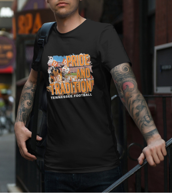 Tennessee Football Pride And Tradition Vols Stadium T-Shirt