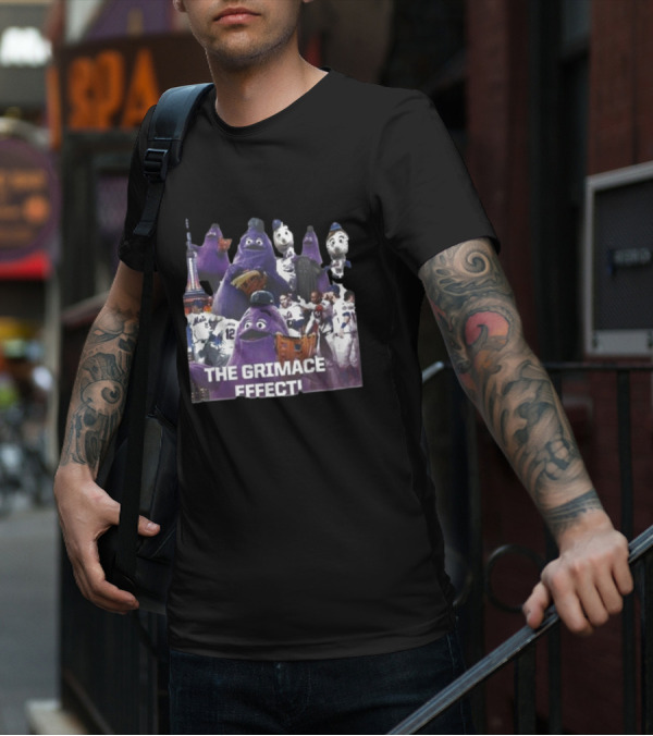 The Grimace Effect New York Mets Players And Mascots T-Shirt
