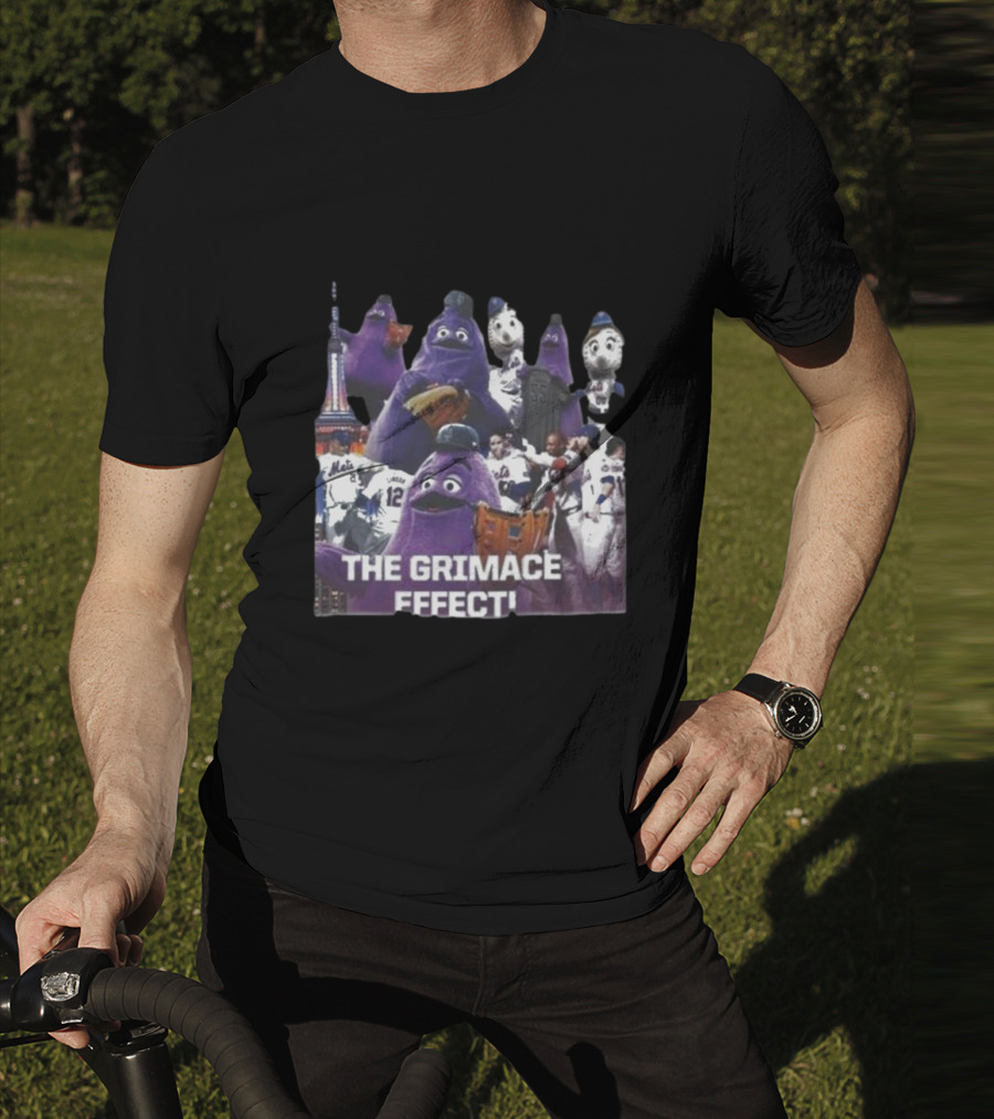 The Grimace Effect New York Mets Players And Mascots T-Shirt