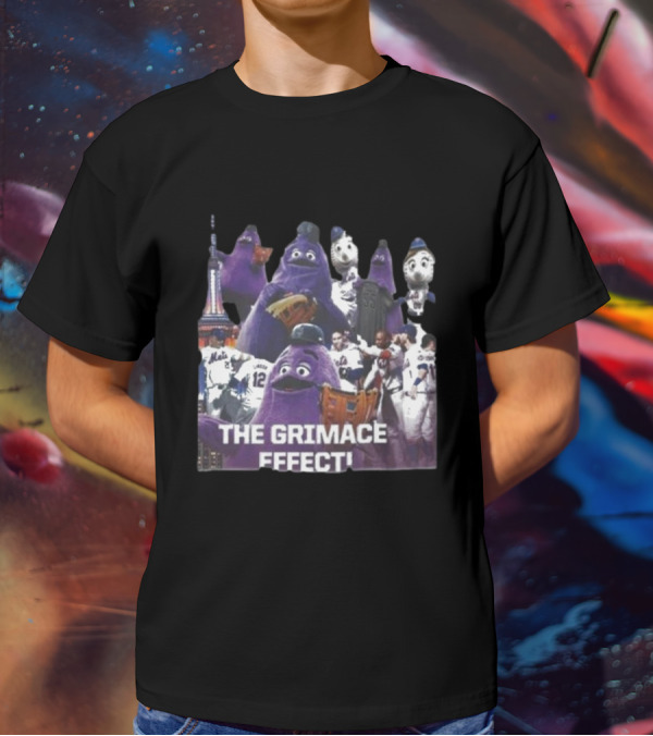The Grimace Effect New York Mets Players And Mascots T-Shirt