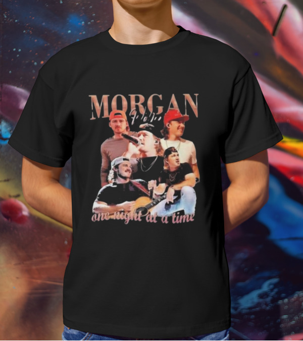 Morgan Wallen One Night At A Time Live Performance Montage T-Shirt