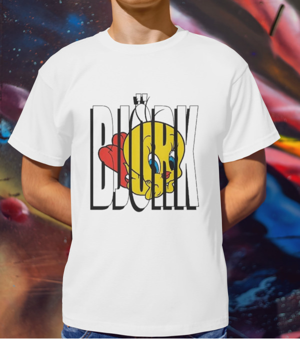 Björk Tweety Bird Mashup T-Shirt
