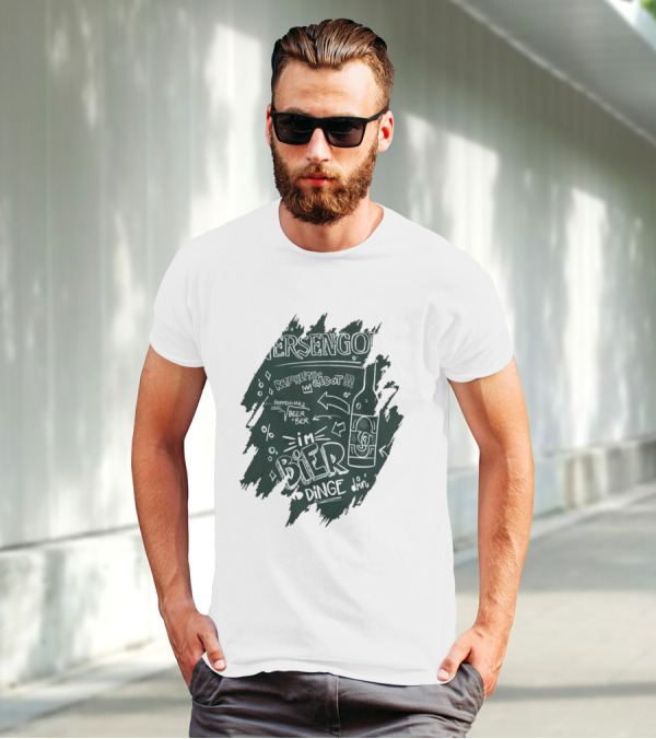 Versengold Im Bier Sind Dinge Drin Reinheitsgebot Hopfen Malz Bier T-Shirt