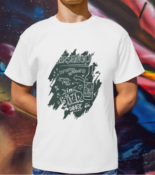 Versengold Im Bier Sind Dinge Drin Reinheitsgebot Hopfen Malz Bier T-Shirt