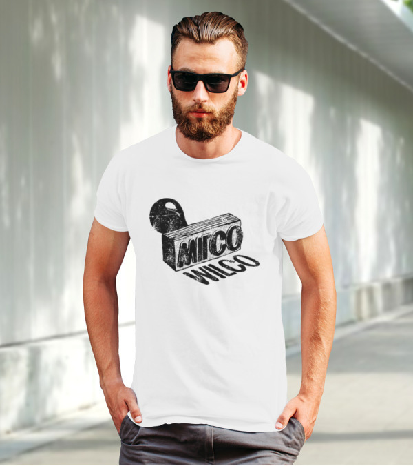 Wilco Stamp Rubber Ink Block T-Shirt