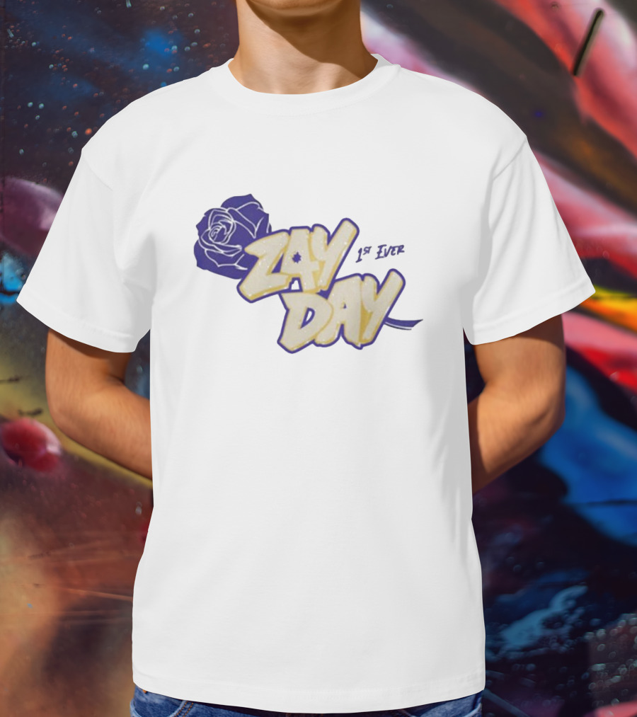 Zay Day 1St Ever Blue Rose T-Shirt