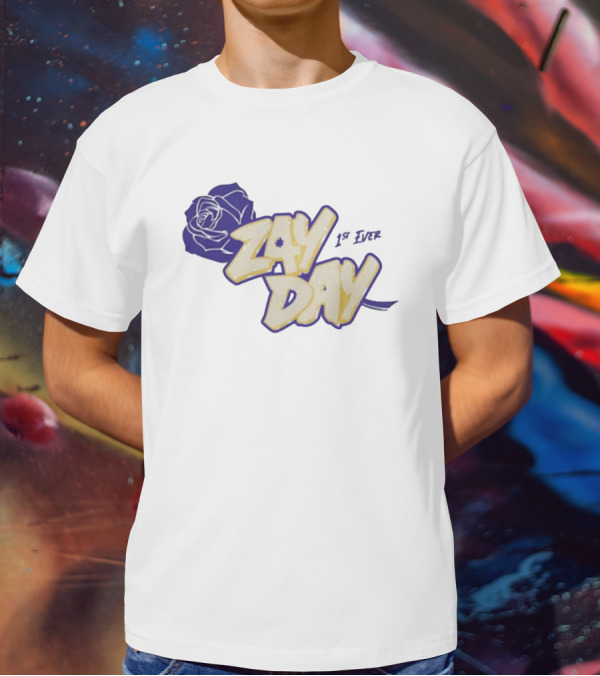 Zay Day 1St Ever Blue Rose T-Shirt