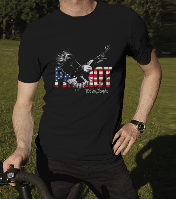 Patriot We The People Freebird Flag Eagle T-Shirt