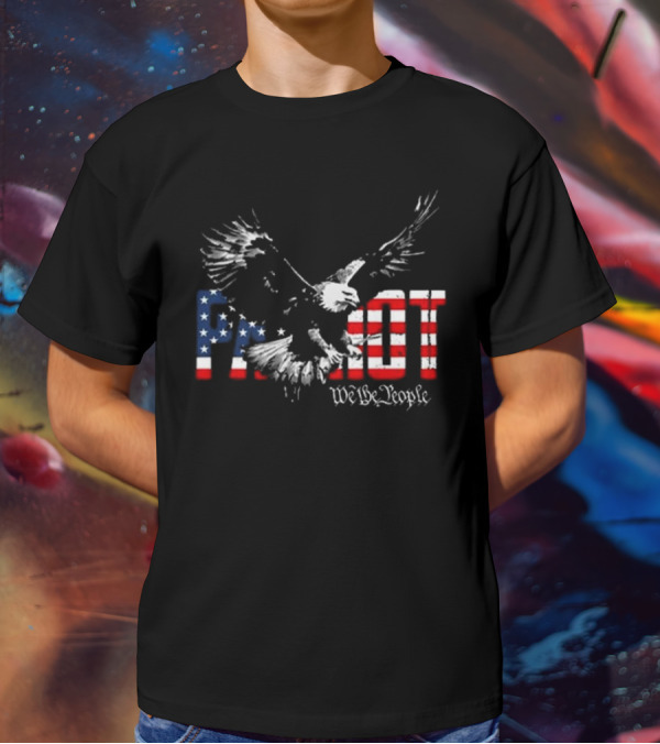 Patriot We The People Freebird Flag Eagle T-Shirt
