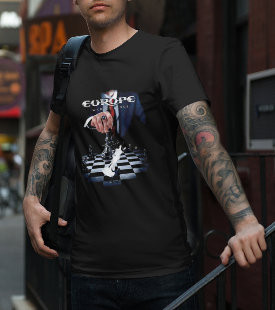 Europe War Of Kings Chess Battle T-Shirt
