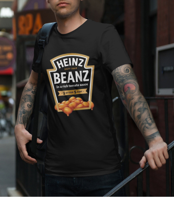 Heinz Beanz Est 1869 In A Rich Tomato Sauce 1 Of Your 5 A Day T-Shirt