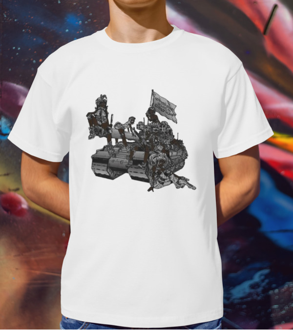 God God's Battalion Cloud White Ebony Battalion Tank T-Shirt