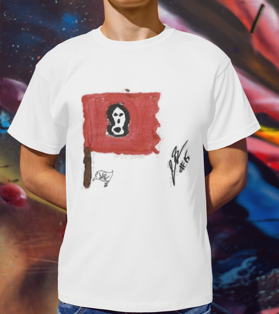 Jalen McMillan Tampa Bay Buccaneers Rookie Ash Paint Tri-Blend T-Shirt