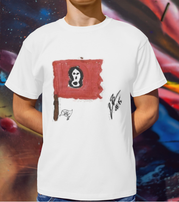 Jalen McMillan Tampa Bay Buccaneers Rookie Ash Paint Tri-Blend T-Shirt