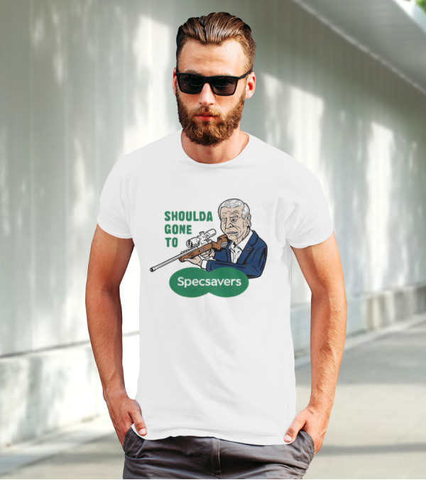 Shoulda Gone To Specsavers Joe Snipen Sniper T-Shirt