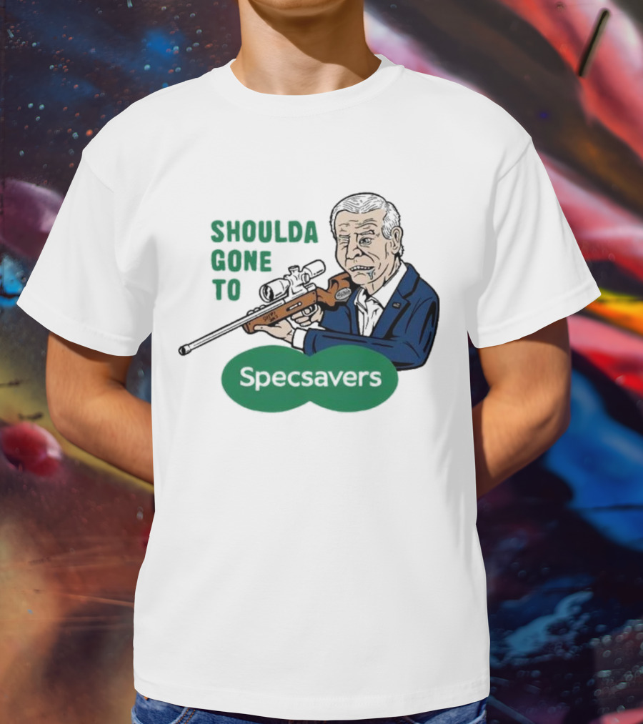 Shoulda Gone To Specsavers Joe Snipen Sniper T-Shirt