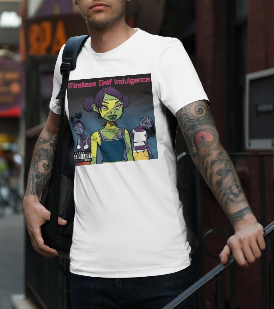 Mindless Self Indulgence Explicit Content Animated Zombie Characters T-Shirt