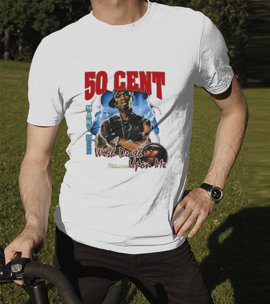 50 Cent Many Men Wish Death Upon Me Money By Monday T-Shirt