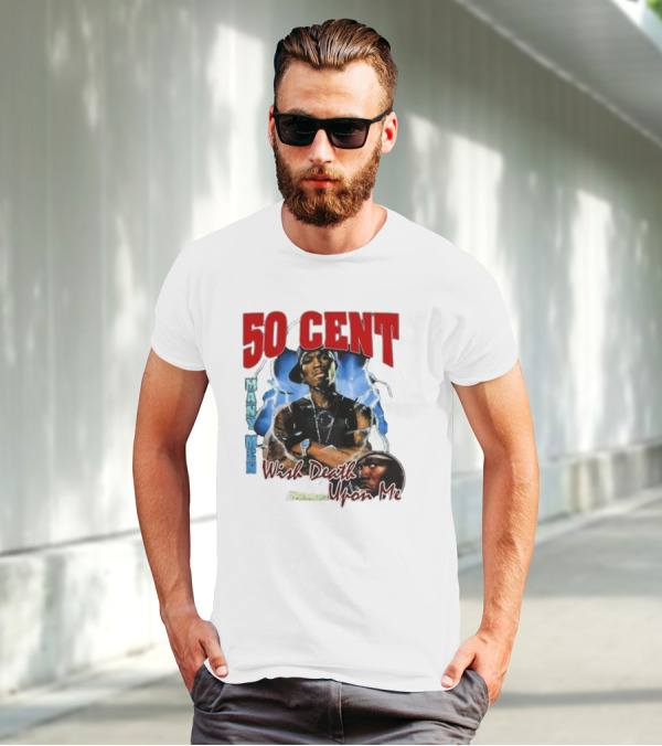 50 Cent Many Men Wish Death Upon Me Money By Monday T-Shirt