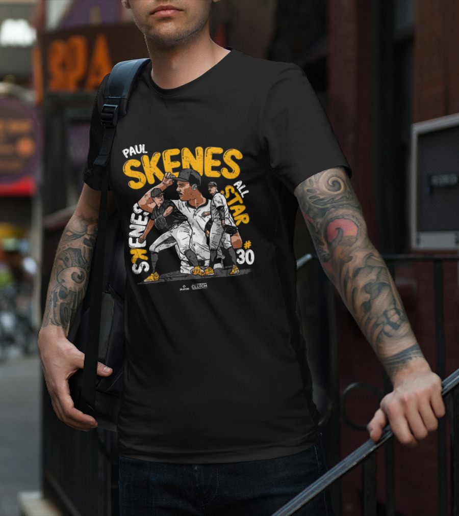 Paul Skenes All-Star #30 Clutch Players Baseball T-Shirt
