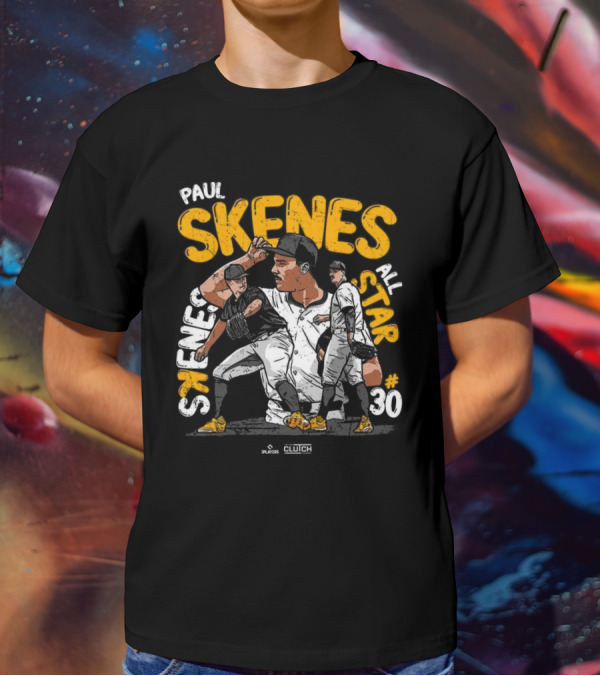 Paul Skenes All-Star #30 Clutch Players Baseball T-Shirt