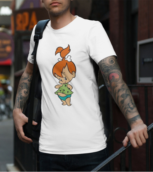 Originalkid Hanna Barbera Pebbles Flintstone Iconic Character T-Shirt