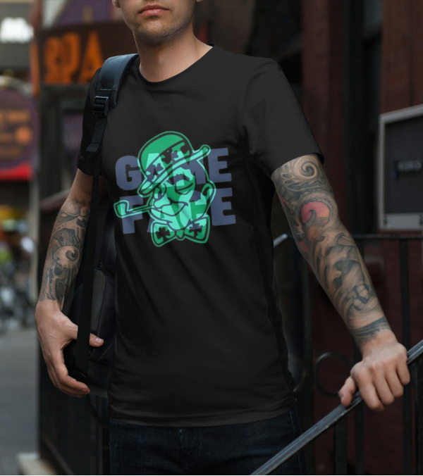 Celtics Game Face 7 Lucky Leprechaun T-Shirt