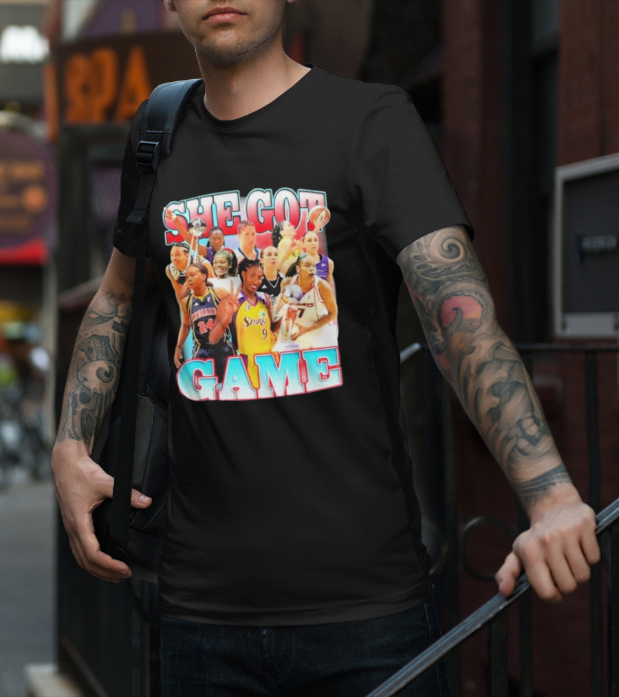 She Got Game Basketball Legends T-Shirt