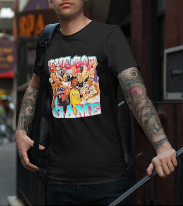 She Got Game Basketball Legends T-Shirt