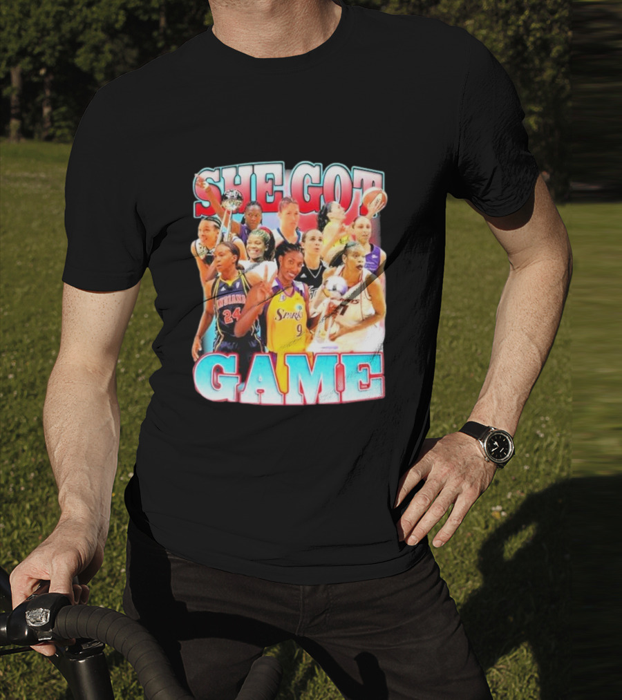 She Got Game Basketball Legends T-Shirt